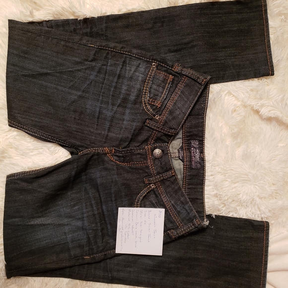 #102 NWOT Silver suki straight jeans,  size 26 - Picture 4 of 8